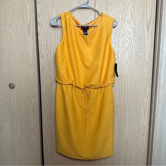 En Focus Studio Yellow Dress 12 NEW - Picture 2 of 9